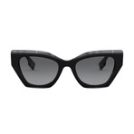 Women's Logo Butterfly Sunglasses // Black + Charcoal