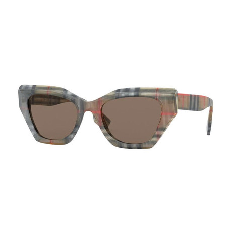 Women's Logo Butterfly Sunglasses // Brown