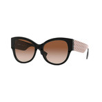 Women's Logo Butterfly Sunglasses // Black + Red