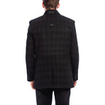 Peterson Coat // Plaid Black (L)