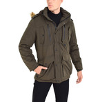 Hall Coat // Dark Green (XL)