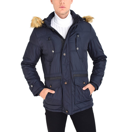 Nelson Coat // Navy Blue (XS)