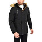 Griffin Coat // Black (XL)