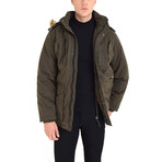 Hall Coat // Dark Green (XL)