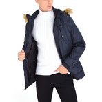 Nelson Coat // Navy Blue (L)