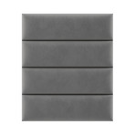 Vant Panels // 39" Wide Panels // Set of 4 (Velvet Smoke Gray)