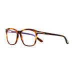 Unisex Square Optical Frames // Blonde Havana