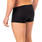 Boxer Swimsuit // Black (M)