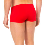 Boxer Swimsuit // Red (M)