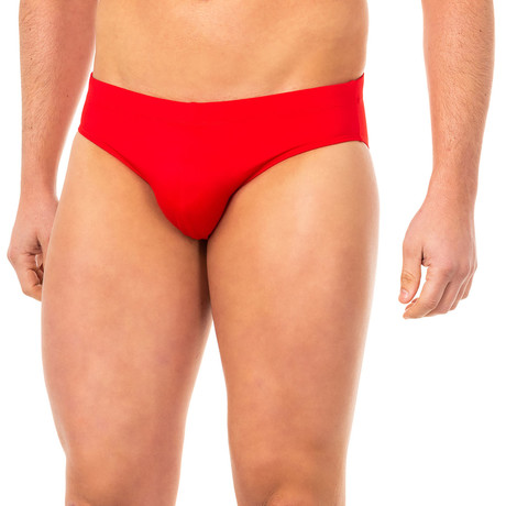 Slip Swimsuit // Red (M)