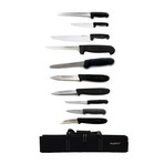 SoftGrip 10pc Cutlery Set + 18 Slot Wrap