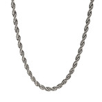 Steel Rope Chain // 8mm // White (24"L)