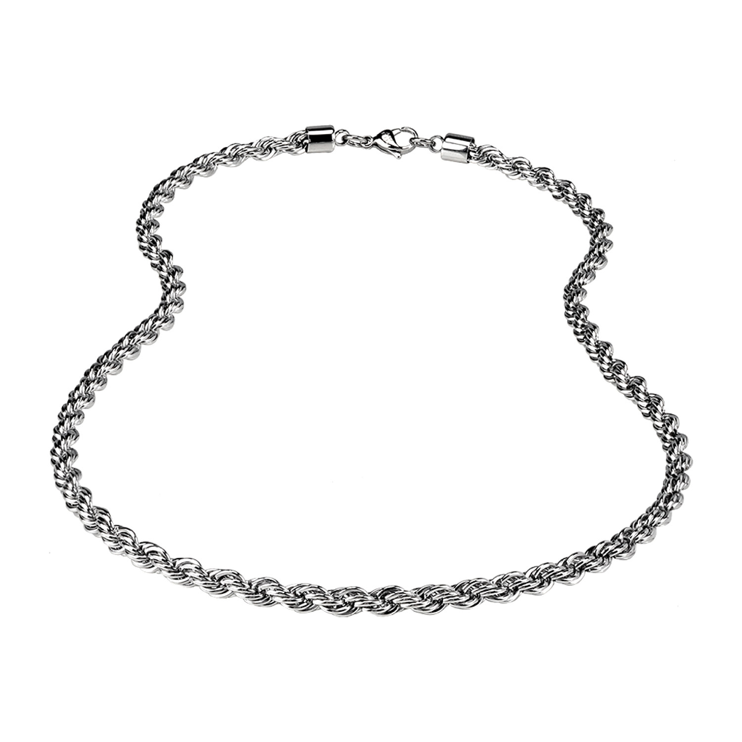 Stainless Steel Rope Chain // 6mm (20 inch) - ARZ Steel - Touch of Modern