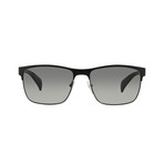 Men's Logo Rectangle Sunglasses // Black