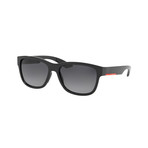 Men's Linea Rossa Logo Rectangle Sunglasses // Black I