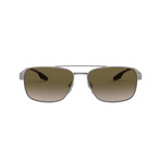 Men's Linea Rossa Logo Pillow Sunglasses // Gunmetal