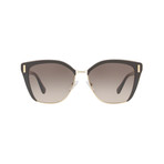 Men's Logo Square Sunglasses // Brown + Pale Gold