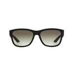 Men's Linea Rossa Logo Rectangle Sunglasses // Black II