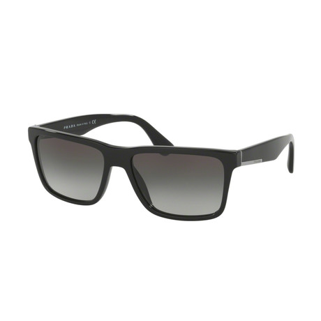 Men's Logo Square Sunglasses // Black