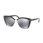 Men's Logo Square Sunglasses // Black + Gunmetal