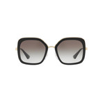 Women's Logo Oversized Square Sunglasses // Black