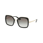 Women's Logo Oversized Square Sunglasses // Black