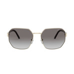 Men's Logo Rectangle Sunglasses // Pale Gold I