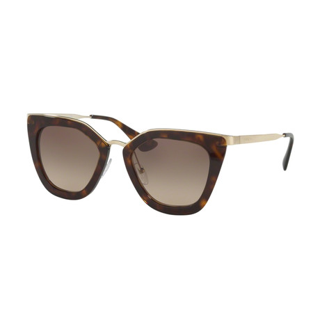 Women's Logo Cat Eye Sunglasses // Havana Brown II