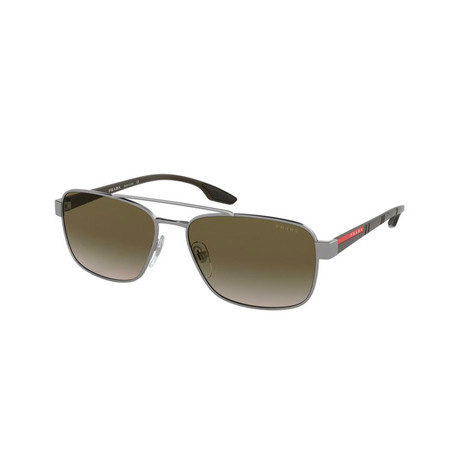 Men's Linea Rossa Logo Pillow Sunglasses // Gunmetal