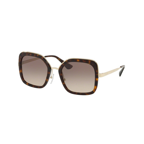 Women's Logo Oversized Square Sunglasses // Brown