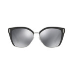 Men's Logo Square Sunglasses // Black + Gunmetal