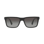 Men's Logo Square Sunglasses // Black