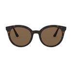 Men's Logo Square Sunglasses // Havana Brown II