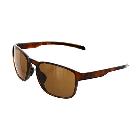 Adidas // Men's Protean Square Sunglasses // Brown Havana