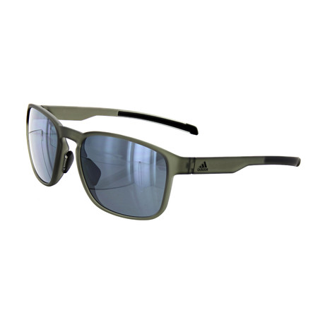Adidas // Men's Protean Square Sunglasses // Matte Olive