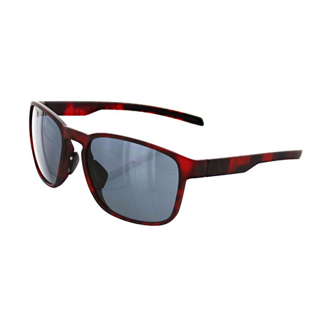 Adidas // Men's Protean Square Sunglasses // Red Havana