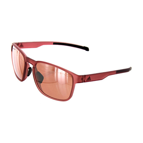 Adidas // Men's Protean Square Sunglasses // Matte Maroon