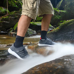 Waterproof Socks // Black + White (S)