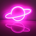 Saturn Neon Light