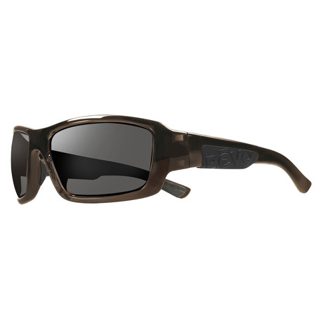 Unisex Straightshot Polarized Sunglasses // Crystal Brown, Black + Terra Lens