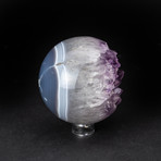 Amethyst Geode Sphere + Acrylic Stand v.3