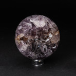 Amethyst Geode Sphere + Acrylic Stand v.2