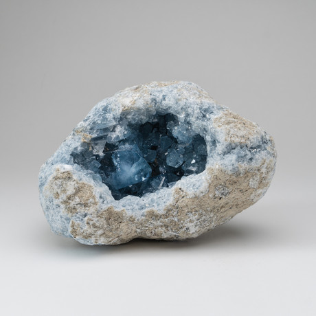 Blue Celestite Geode