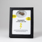 Fulgurite Lighting Fused Sand + Display Box