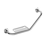 Architect // Grab Bar + Right Soap Dish // Chrome