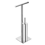 Project // Free Standing Toilet Brush/Paper Holder // Chrome
