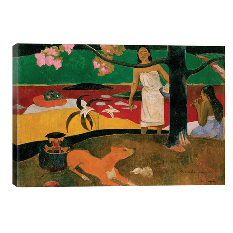 Pastorales Tahitiennes, 1893 // Paul Gauguin (18"W x 12"H x 0.75"D)