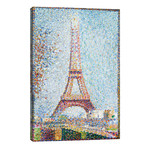 The Eiffel Tower, 1889 // Georges Seurat (12"W x 18"H x 0.75"D)