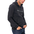 Kangaroo Two-Pocket Hoodie // Black (Medium)