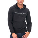 Kangaroo Two-Pocket Hoodie // Black (Medium)